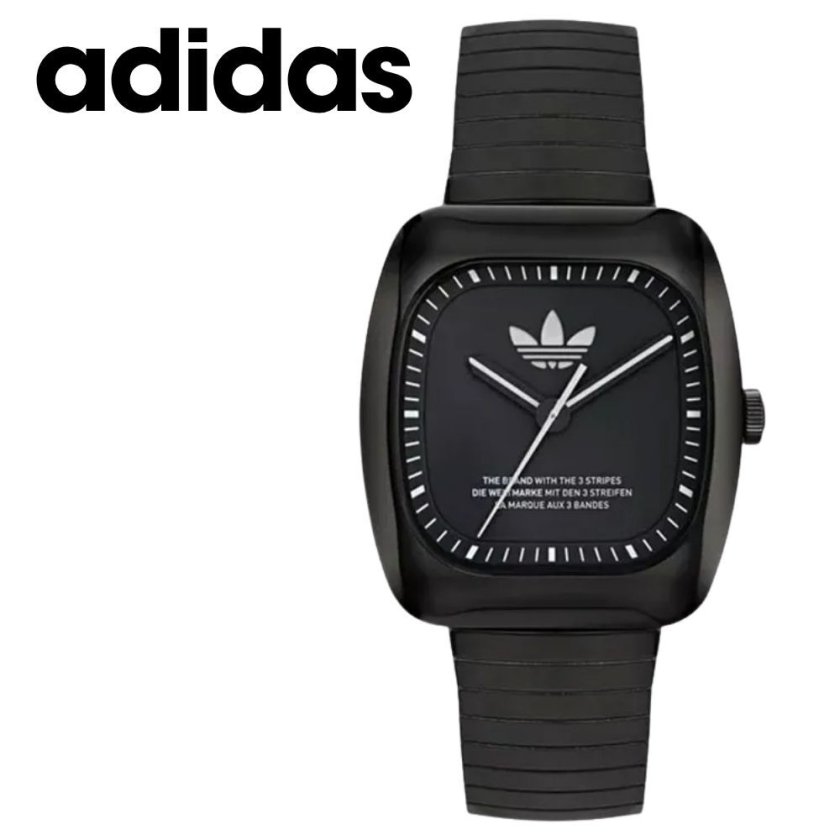 メンズ 腕時計 アナログ 手巻き ブラック アディダス 腕時計 メンズ レディース adidas Originals RETRO WAVE