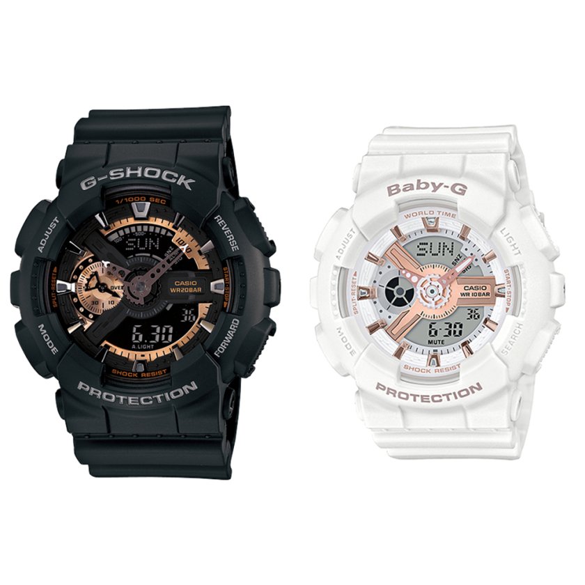 CASIO カシオ ペアウォッチ Gショック ベビーG アナデジ ローズ