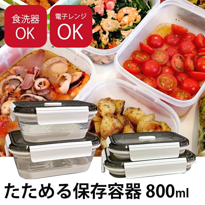 冷蔵冷凍OK＆電子レンジ対応】食洗機OK 中身が見える 保存容器