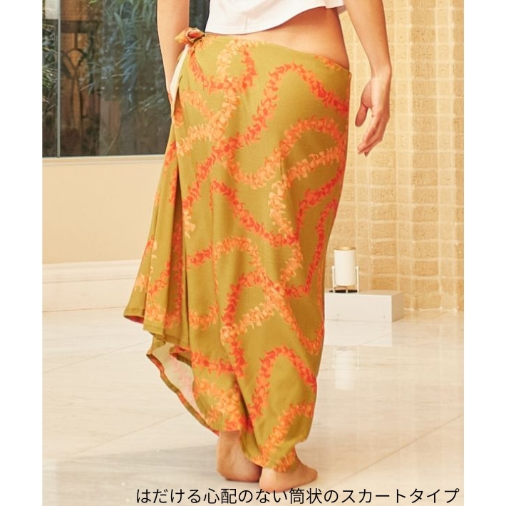 Maunaloa 】 パレオ 巻きスカート ハワイアン プアケニケニ
