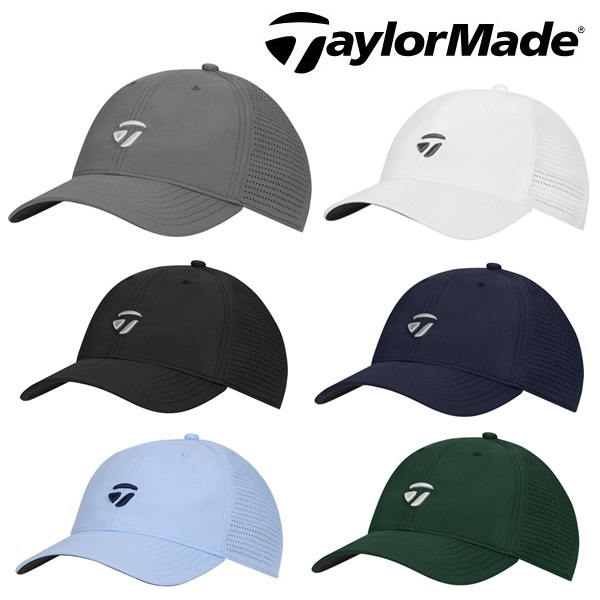 TaylorMade ゴルフキャップ チャコールグレー テーラーメイド ゴルフ キャップ LS ハンプトンズ パーフォレーテッド
