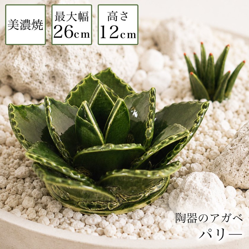 SERA SABO 陶器のアガベ パリ― 単品 ( 敬老の日 プレゼント 置物
