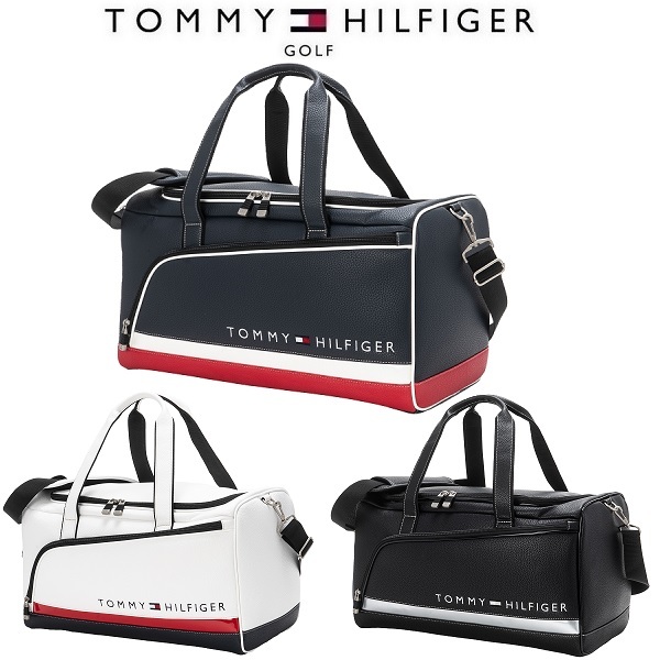   ボストンバッグ THMG3FB3 ネイビー トミーヒルフィガー ゴルフ ボストンバッグ FACE TOMMY HILFIGER
