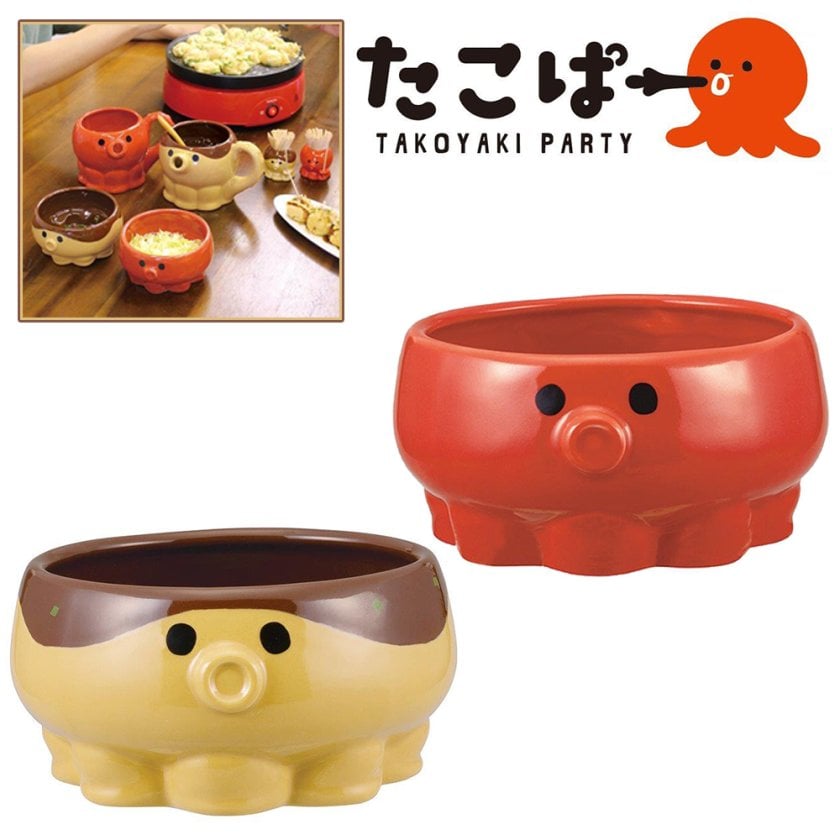 ☆たこぱー 陶製の小鉢 たこやん・たこるん（TA-35714/TA-35715