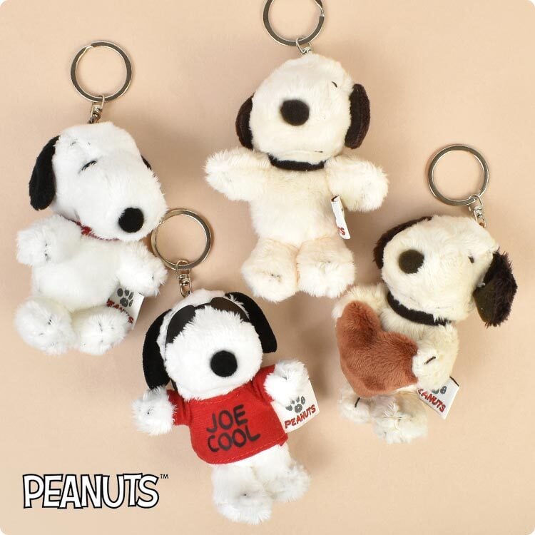 マスコット キーホルダー スヌーピー SNOOPY ぬいぐるみ 小さい
