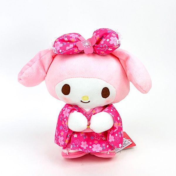 サンリオ ぬいぐるみ S 桜着物 マイメロディ マスコット 人形