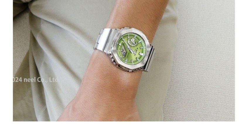 G-SHOCK アナデジ メンズ 腕時計 カシオ CASIO GM-2110D-3AJF ライム