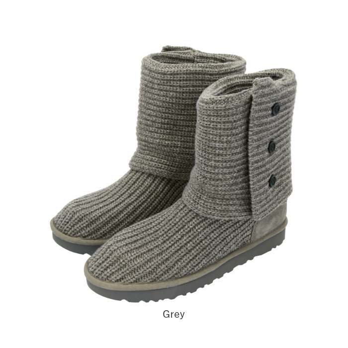 UGG ブーツ レディース ニットブーツ あったか ウール ニット 軽量 