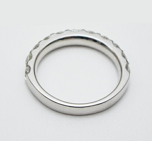 完全無色透明Fカラー 高級台座無垢使用】pt950【1.5ct】ダイヤモンド