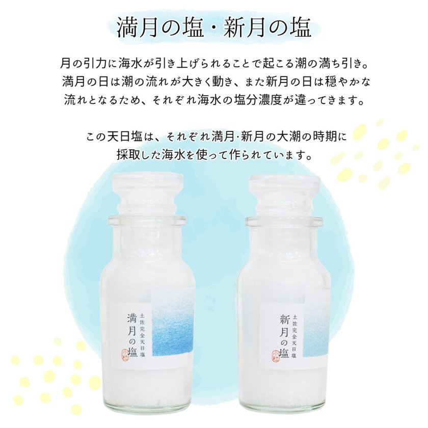 天日ノ塩 完全天日塩 60g 瓶入 最高級 天日塩 黒潮町 月海製塩 満月の塩 新月の