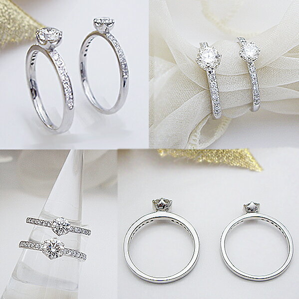 『専用です』天然ダイヤモンド エタニティ リング 計0.40ct K18WG 大特価】K18YG/PG/WG【0.4ctup】一粒ダイヤモンド エタニティリング