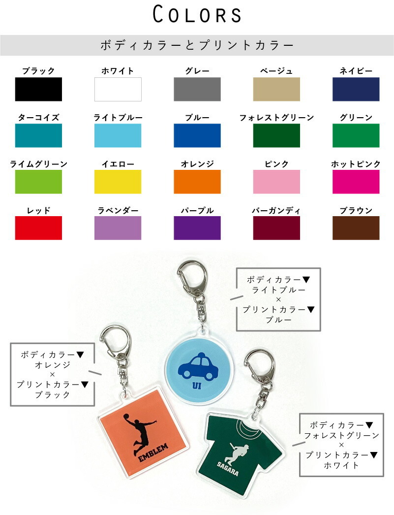 男子バレー」キーホルダー 名入れ 名入れキーホルダー アクリル