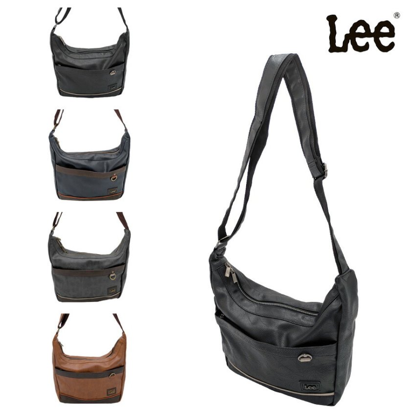 lee ショルダーバッグ黒 Lee リー ショルダーバッグ メンズ ミニ