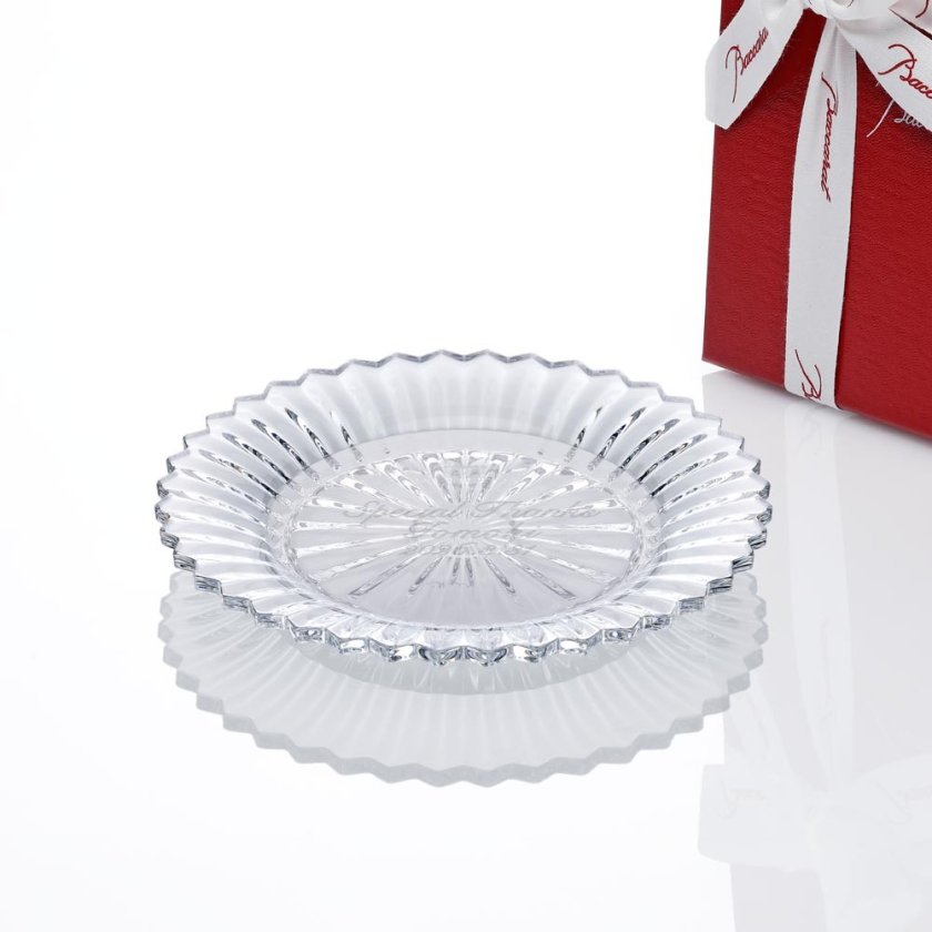 Baccarat バカラ ミルニュイ プレート16cm 単品 名入れ彫刻代込み 名