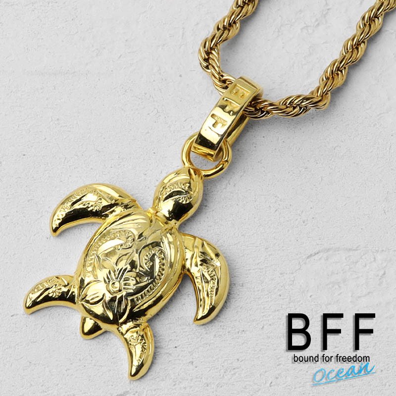 BFF ブランド タートルネックレス シルバー925 小ぶり ネックレス