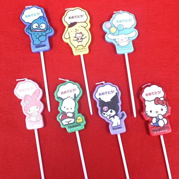 サンリオ キャラクターズ キャンドル1個 ハローキティなど（送料全国