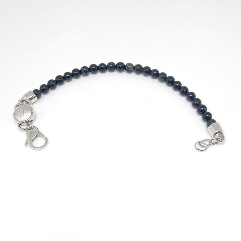 DIESEL ディーゼル ブレスレット DX0848040 メンズ ブラック シルバー