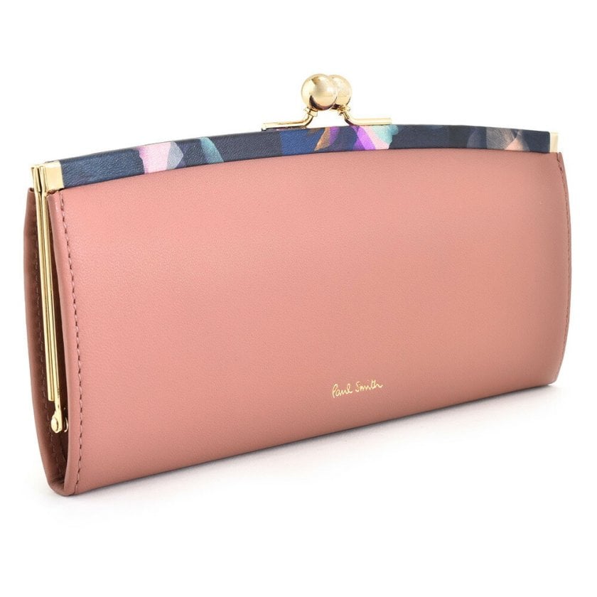 ポールスミス 財布 長財布 がま口財布 Paul Smith ローズ pwd775-24
