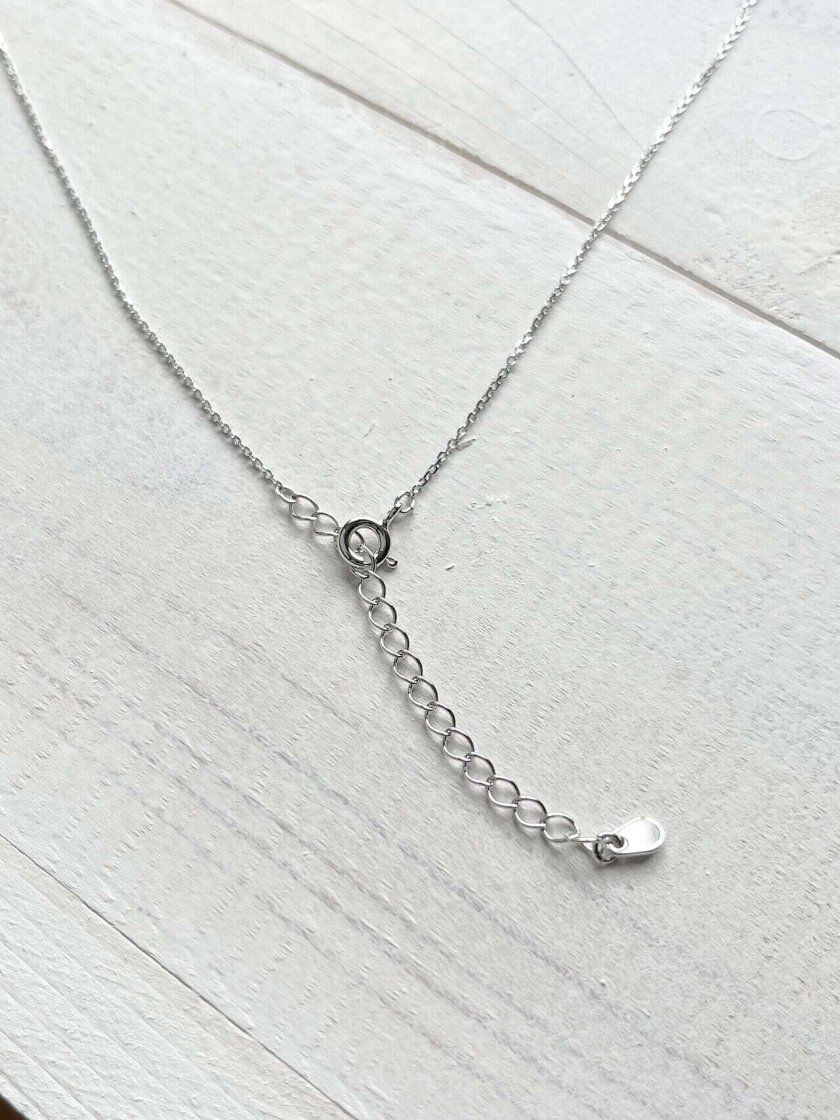真鍮ロングネックレス｜淡水バロック真珠6mm×14粒 ロングパール