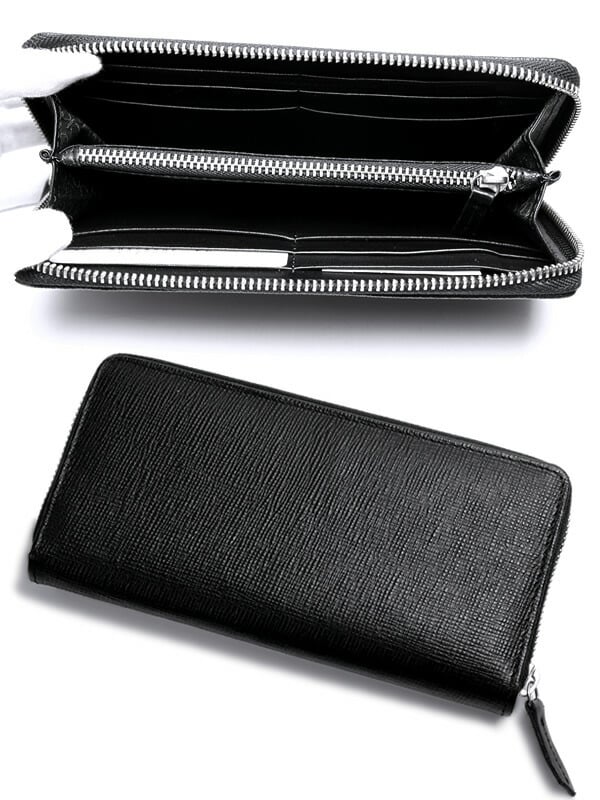 Calvin Klein カルバンクライン メンズ 長財布 レザー ラウンド