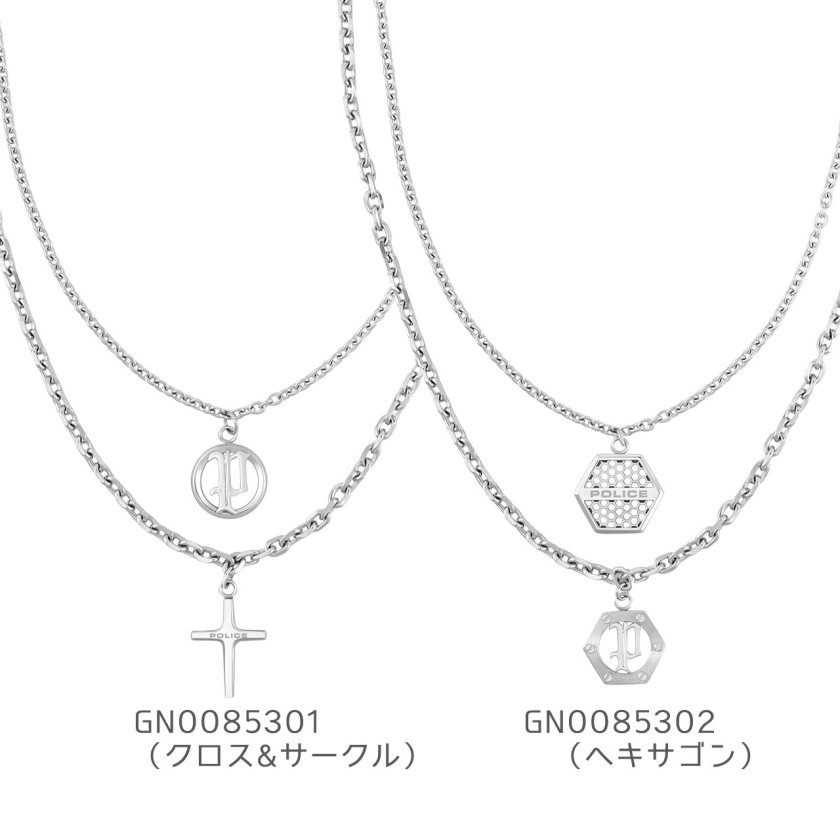 ポリス ネックレス ペンダント ブランド メンズ サークル クロス
