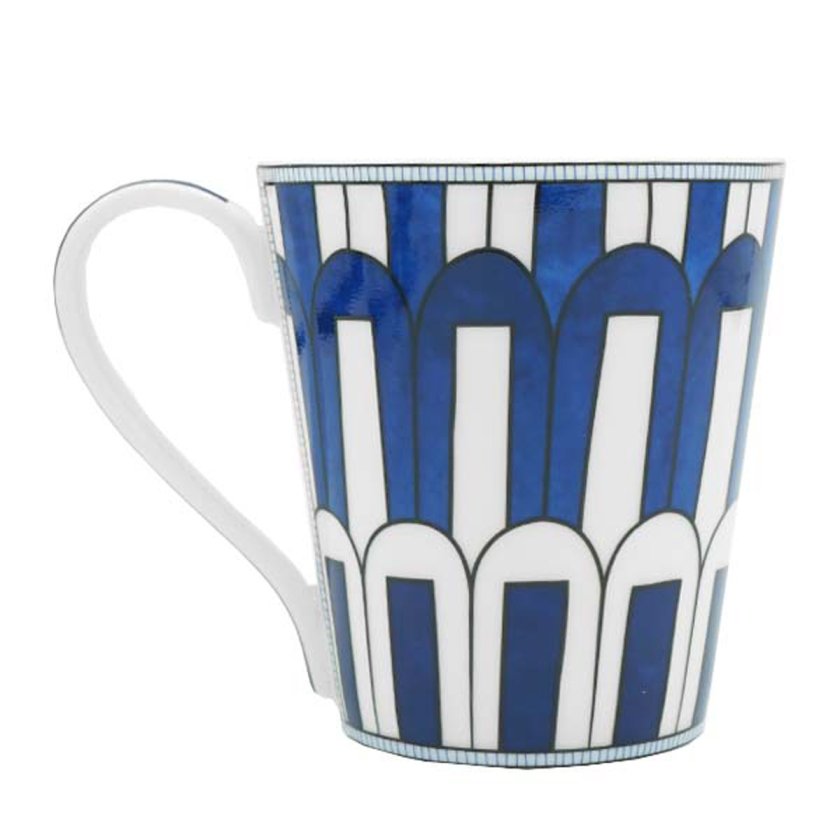 エルメス 食器 HERMES 030338P MUG BLEUS D`AILLEURS ブルーダイユール 