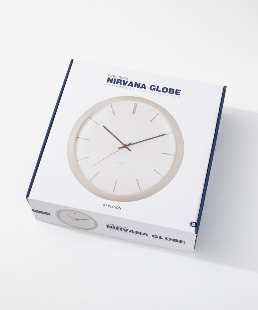 カールソン KARLSSON Wall clock Nirvana Globe KA5859GY KA5859SB