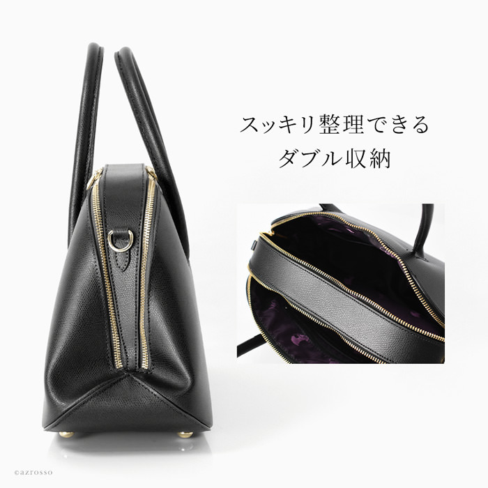 本革 ハンドバッグ レディース バッグ 黒 レザー ショルダーバッグ
