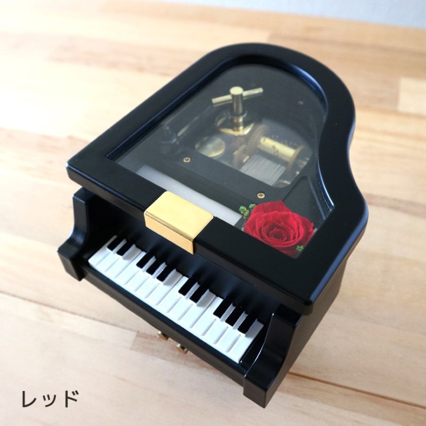 人気曲から選べる】職人が作る18弁オルゴール｜ミニグランドピアノ