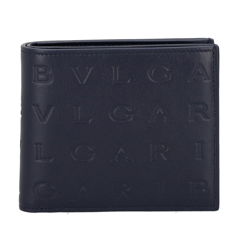 新品　未使用品　BVLGARI 折りたたみ財布 ブルガリ BVLGARI 財布 二つ折り財布 折りたたみ財布 小銭入れ付き