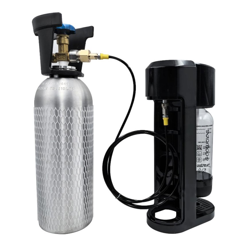 sodastream 炭酸水メーカー 黒　ミドボンアダプター付き sodastream 炭酸水メーカー 黒 ミドボンアダプター付き 楽天市場