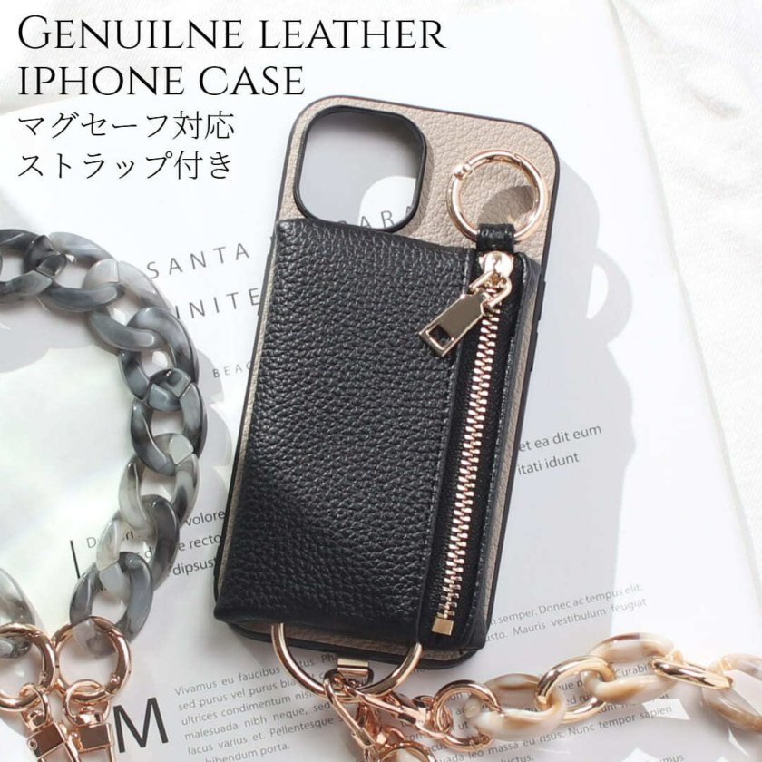 財布・ケース・小物入れ youmei iphone15 ケース 本革 小銭入れ付き iphone15Plus iphone15Pro