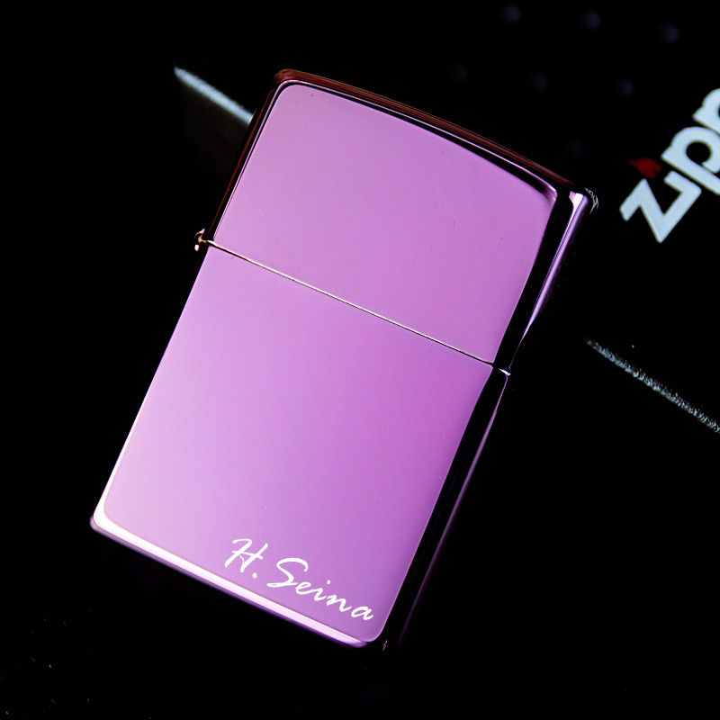 妖艶なパープル zippo 】 名入れ 無料 ギフト ラッピング のし 対応 