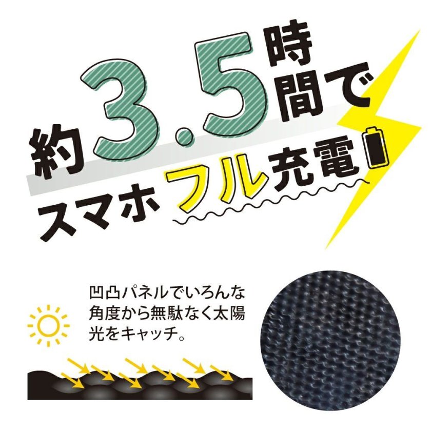 メール便】 AWAT ポケットソーラーチャージャー 充電 スマホ USB
