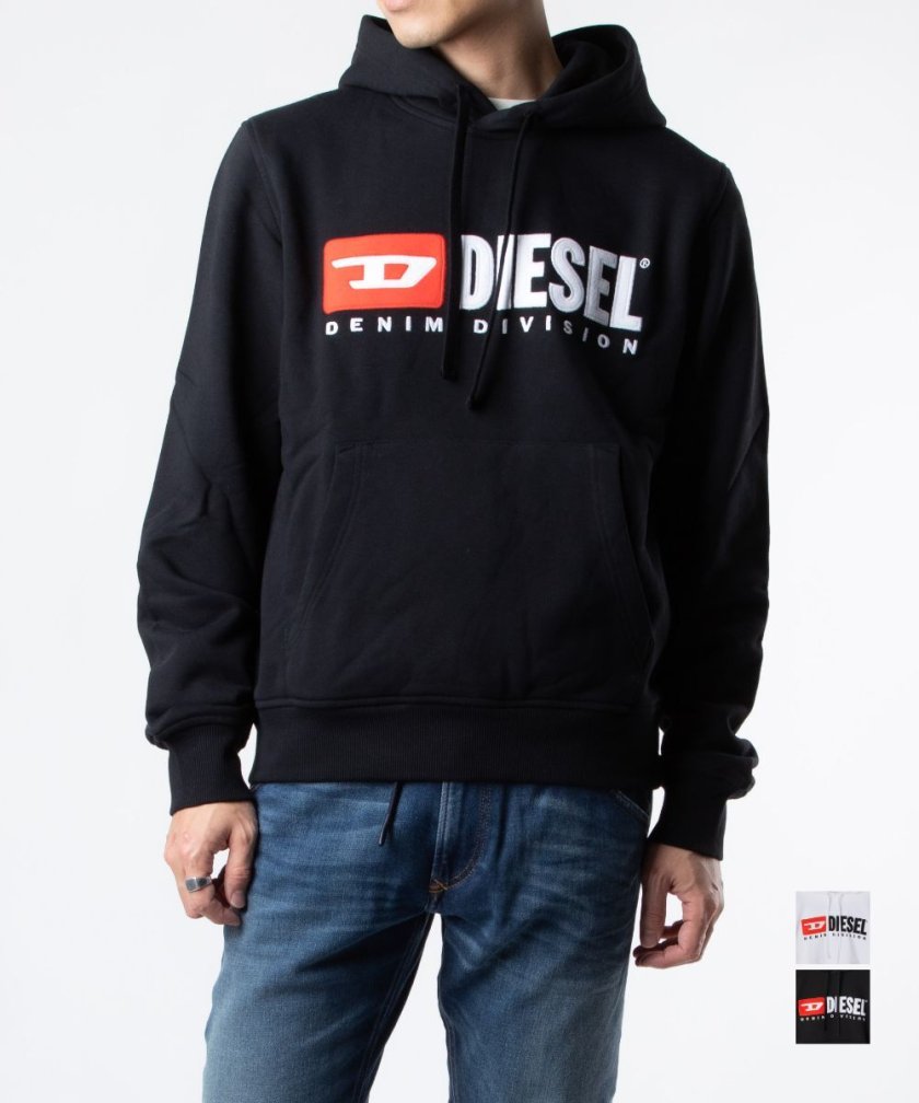 【新品・未使用】 DIESEL メンズパーカー ディーゼル DIESEL A03757 0BAWT パーカー メンズ トップス スウェット