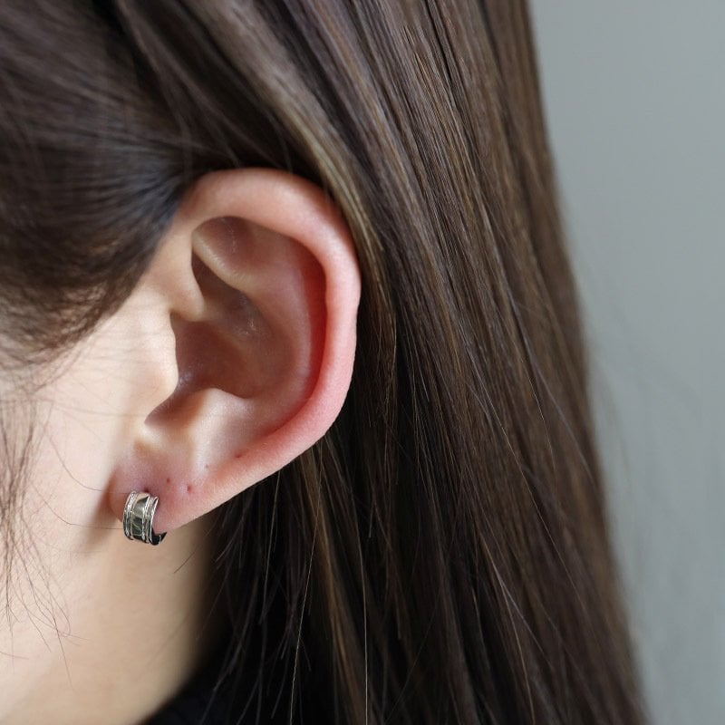 シルバー925 小さめ フープピアス 小ぶりピアス シルバーピアス
