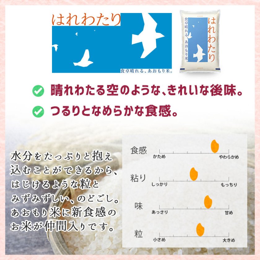 はれわたり 10kg (5kg×2袋) 青森県産 令和7年産 - 【阿部ベイコク
