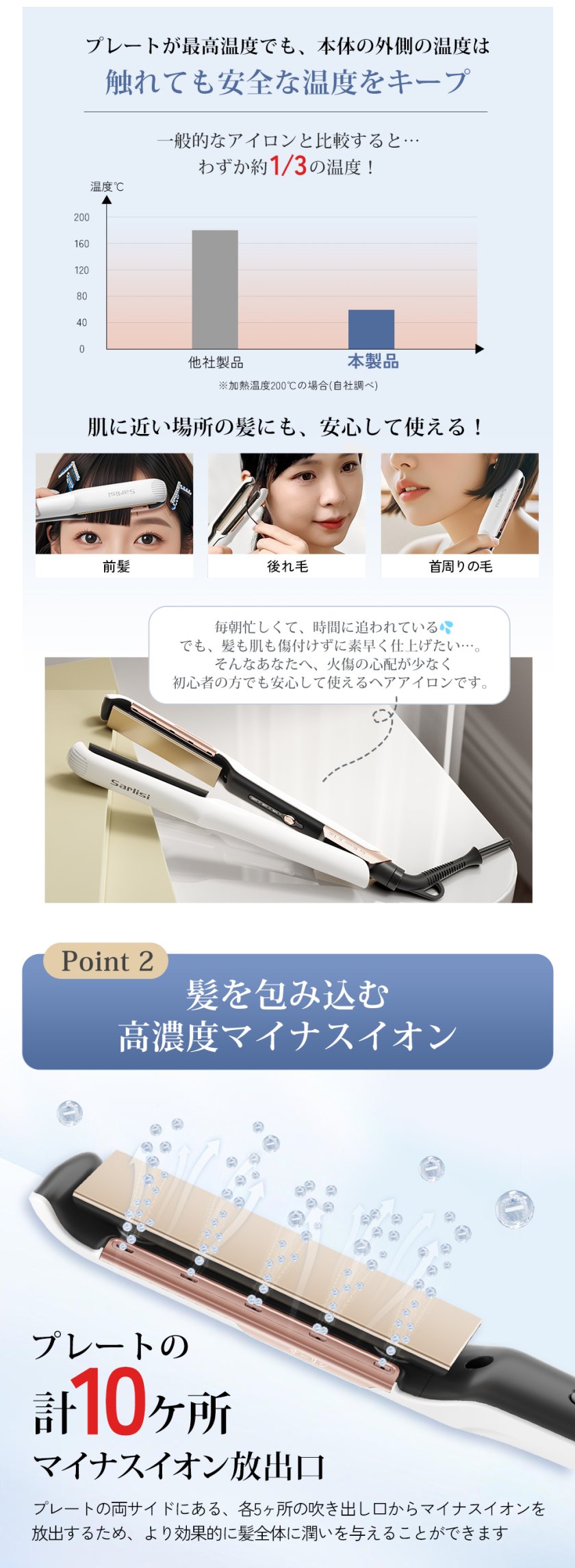 無料ラッピング＆送料無料】エアフローヘアアイロン SAHK20