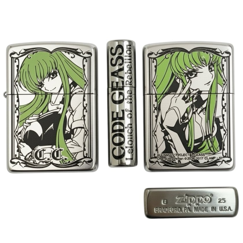 コードギアス C.C. Zippo ライター 2種セット コードギアス C.C. Zippo ライター 2種セット 公式ライセンス】Zippo