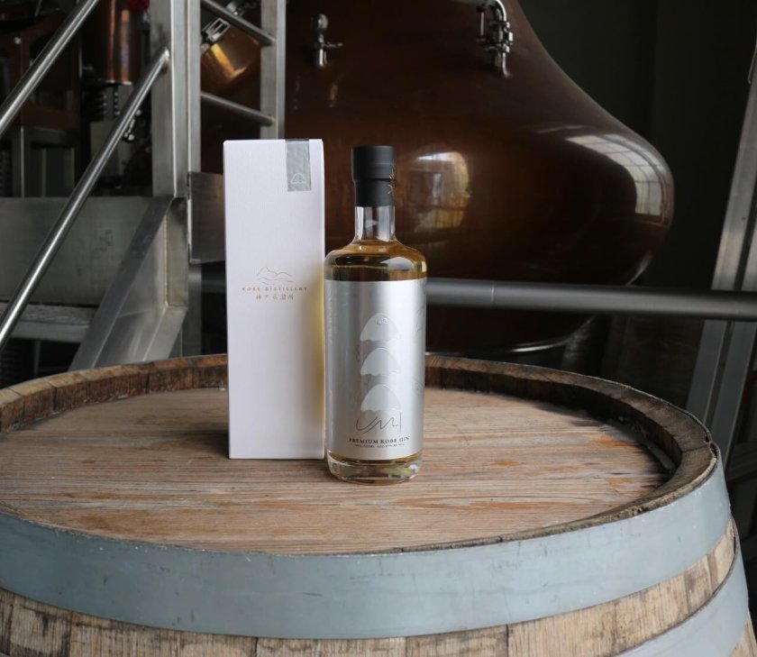 KOBE DISTILLERY 神戸蒸溜所 プレミアム国産ジン, スピリッツ, ガラス
