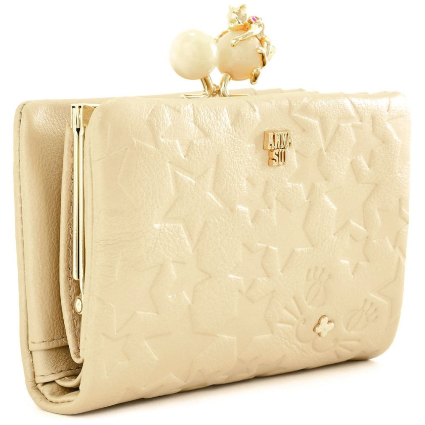 アナスイ 財布 二つ折り財布 がま口財布 ゴールド ANNA SUI 316832-68