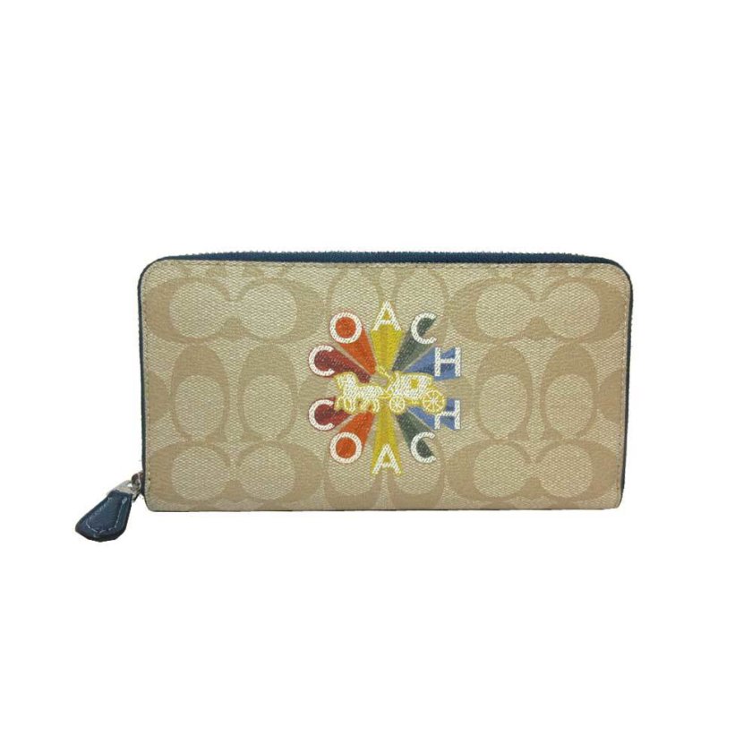 コーチ アウトレット COACH 財布 F77844 PVC シグネチャー×ロゴ 