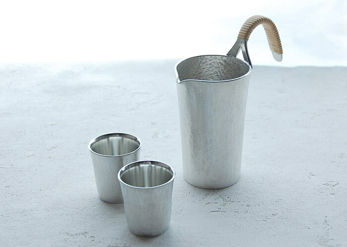 大阪錫器 酒器セット 風花 錫製品 錫製 大阪 錫器 ぐい呑み ぐい飲み