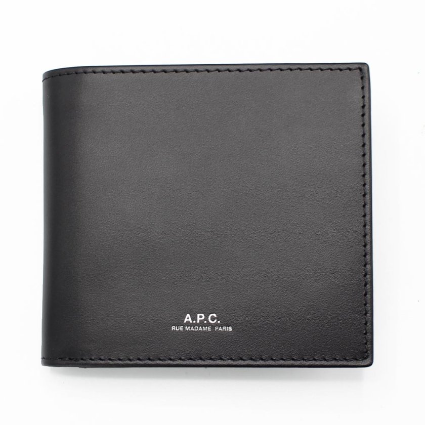 A.P.C アーペーセー 二つ折り財布 H63340 PXAWV LZZ ブラック