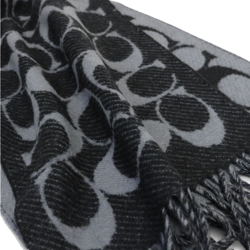 コーチ COACH マフラー ストール ウール混 COWC540471-001 レディース