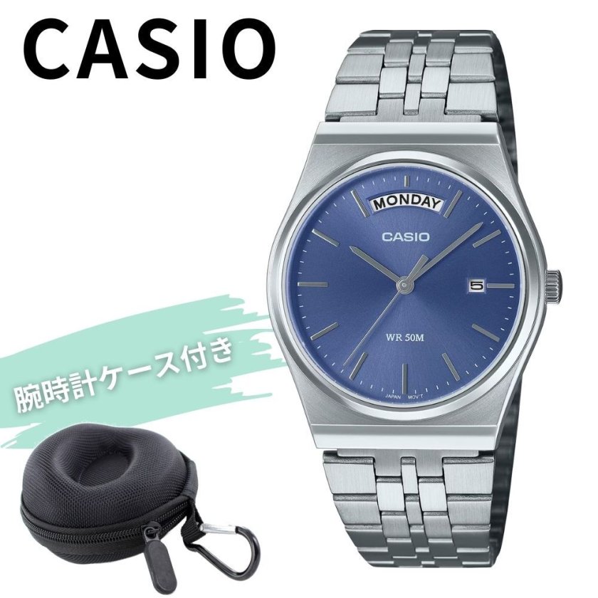 カシオ 腕時計 メンズ レディース 腕時計ケース付き アナログ シンプル