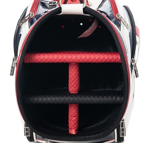 トミーヒルフィガー ゴルフ キャディバッグ エナメルスポーツ TOMMY