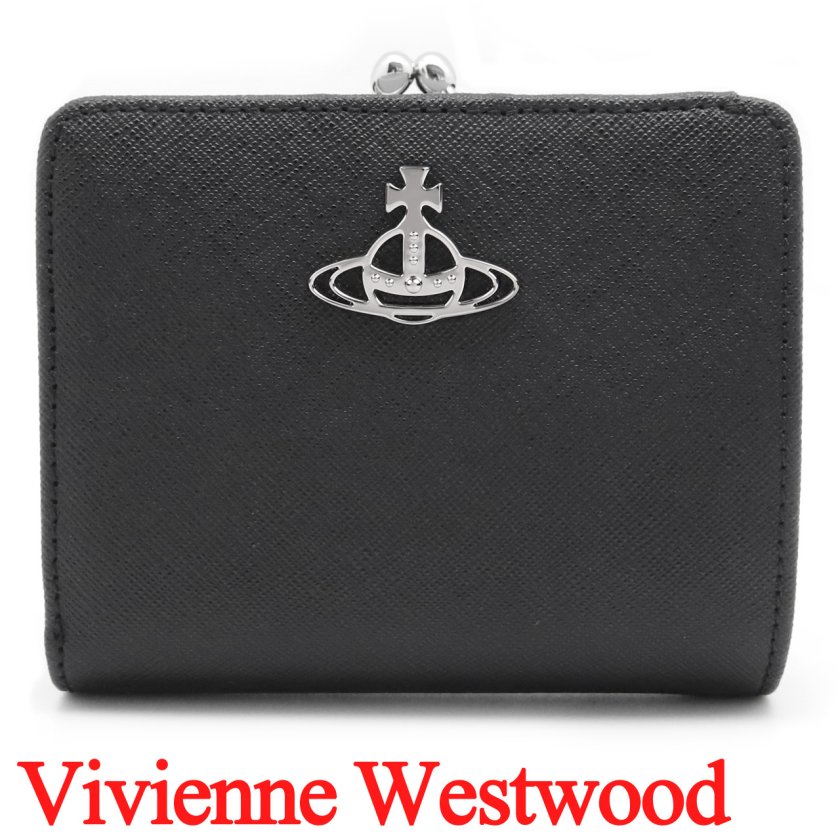 ヴィヴィアンウエストウッド 財布 Vivienne Westwood がま口二つ折り