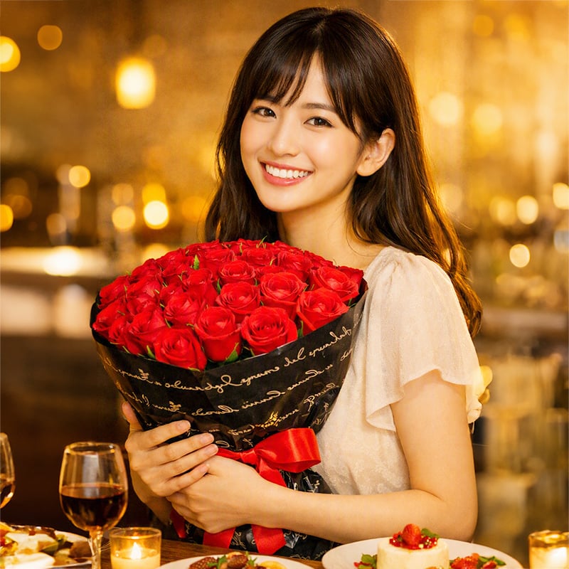 プロポーズ花束 赤バラ 108本 永遠 告白 結婚式 ロングサイズ長さ