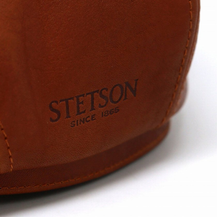 stetson レザー キャスケット 紳士帽 高級 ステットソン SHRINK